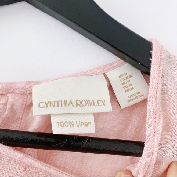 CYNTHIA ROWLEY | Linen Flutter Top - Picture 5 of 7